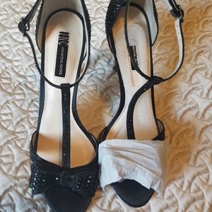 INC Reesie Rhinestone Bow Evening Sandals